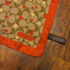 Coach 100% Silk Scarf